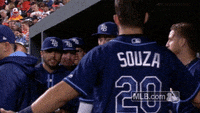 Texas Rangers Hug GIF by MLB - Find & Share on GIPHY