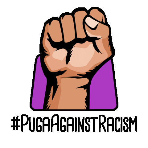 Againstracism Sticker by pugastudios