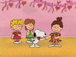 Valentines Day Kiss GIF by Peanuts