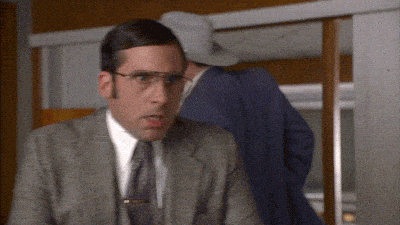 Giphy - yelling steve carell GIF