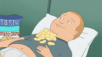 King Of The Hill Eating GIF
