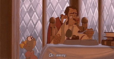 Cartoons & Comics Go Away animated GIF