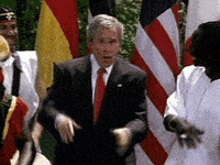 didnt read george w bush GIF