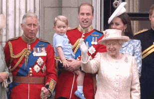 queen elizabeth british royals GIF