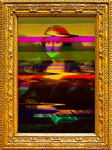 Mona Lisa Art GIF by G1ft3d - Find & Share on GIPHY