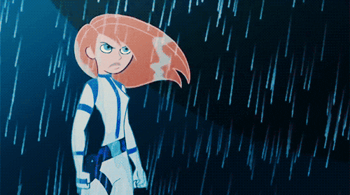 raining kim possible GIF