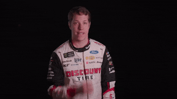 nervous brad keselowski GIF by Team Penske
