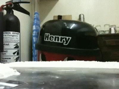 henry vacuum GIF