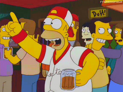 Happy Homer Simpson GIF - Find & Share on GIPHY