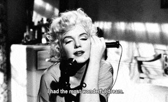 Marilyn Monroe Dream GIF