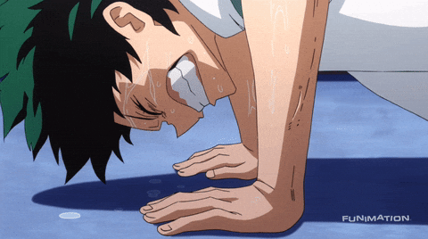 my hero academia workout GIF by Funimation