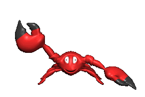 crab hello STICKER