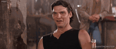 are you kidding road house GIF
