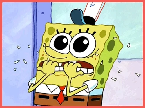 Nervous Sponge Bob GIF by SpongeBob SquarePants