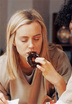 Orange Is The New Black Donut GIF - Find & Share on GIPHY