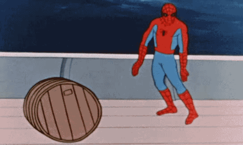 Spiderman Pointing Meme<br/>