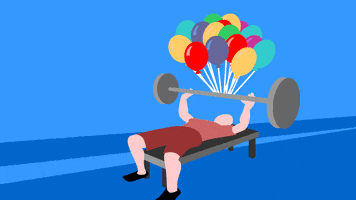 bench press fitness GIF