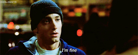 Image result for pretending to be okay gif