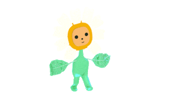 Walking Flower Sticker by jodofo