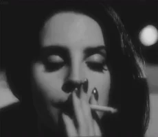 lana del rey she makes smoking look soooo attractive GIF