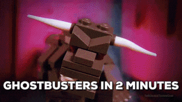 monsieurcaron lego stop motion ghostbusters slimer GIF