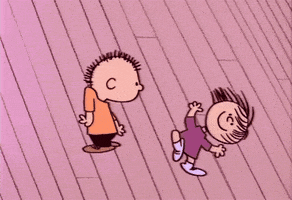 peanuts dancing GIF