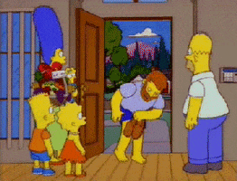 The Simpsons Shoes GIF