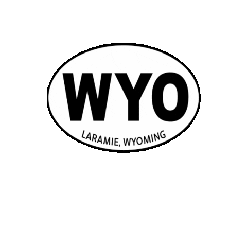 Wyoming Wyo Sticker by Visit Laramie