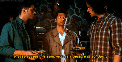 supernatural sandwich GIF