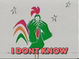 i don't know idk GIF by simongibson2000