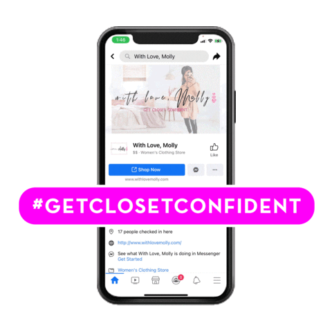 With Love Molly Sticker