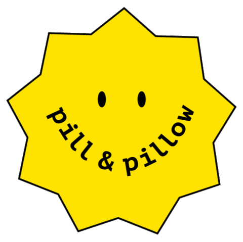 pill & pillow Sticker