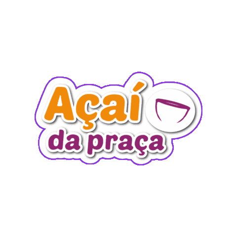 Açaí da Praça Sticker
