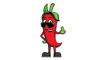 Badass Chili Sticker by chilimotion