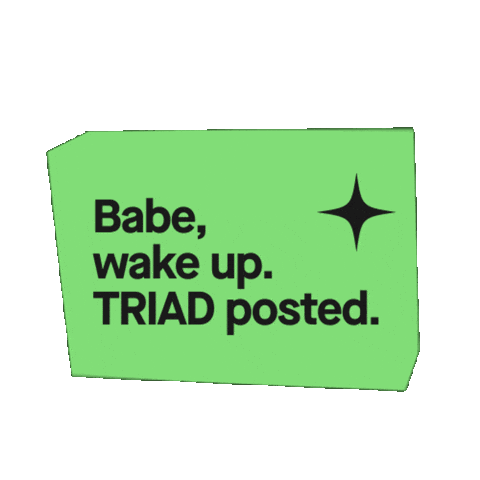 Triadcz Sticker by Triad GIPhy