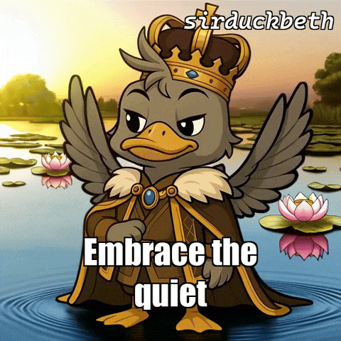 Meditation Glow GIF by SirDuckbeth