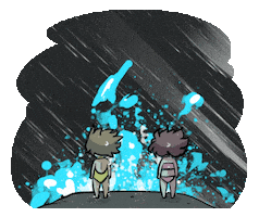 Summer Rain Sticker by Jin