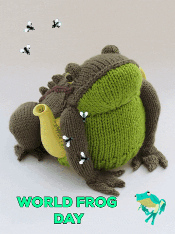 Frog GIF by TeaCosyFolk