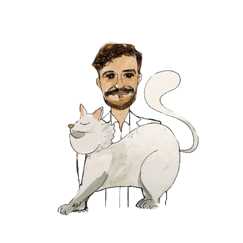 Cat Smerghetto Sticker by Garage Raw