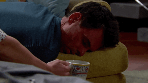 Tired Coffee GIF by CBS - Find & Share on GIPHY