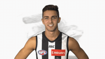 football wink GIF by CollingwoodFC
