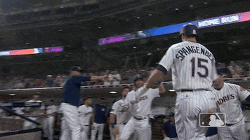 celebration run GIF by MLB