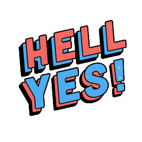 Hell Yeah Sticker