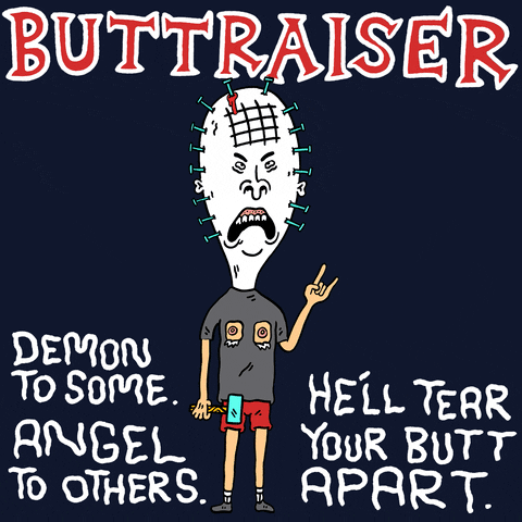 Beavis And Butthead Hellraiser GIF by Russell Taysom