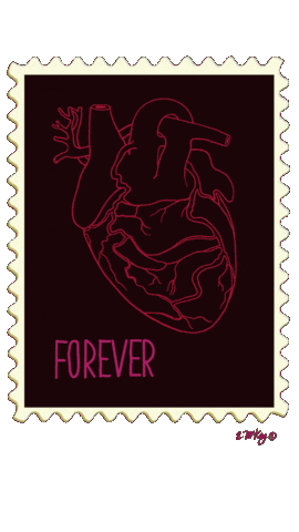 Valentine Sticker by EleMcKayArtist