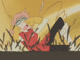 Fooly Cooly Picking Nose GIF
