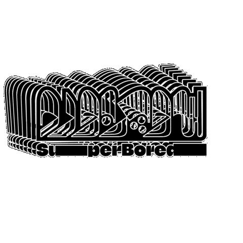 wearesuperbored Sticker
