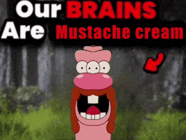 Uncle Grandpa Mustache GIF