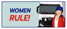 Women Truck GIF by HTR Spedition