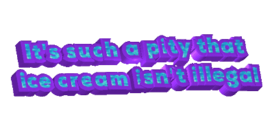 Icecream Facts Sticker